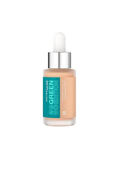 Maybelline New York Ulei facial hidratant pigmentat cu efect de iluminare, Green Edition, 60, 20 ml