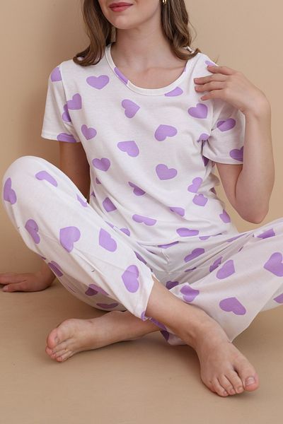 STELLAPİNK Women's Cotton Pajama Set