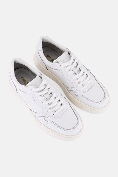 Geox Men U Arvier Lace Up Casual Shoes, White