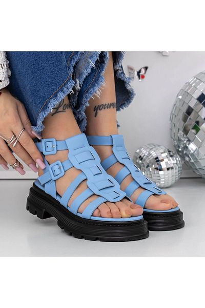 mei Sandale Dama cu Talpa Joasa 3HXS52 Albastru | Mei