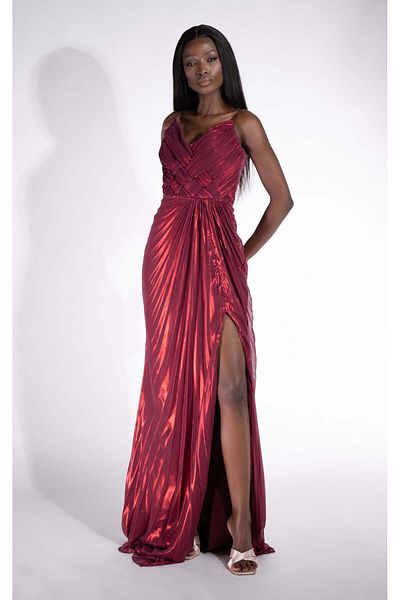 BOGAS Mylanka Women's Long Red Dress