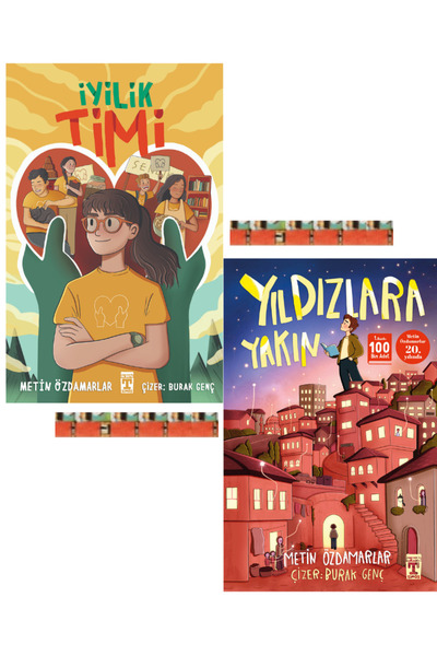 Genç Timaş Yıldızlara Yakın, İyilik Timi (2kitap)-Metin Özdamarlar