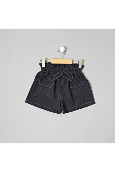 BLR KİDS Girl's Summer Lycra Denim Shorts Suit
