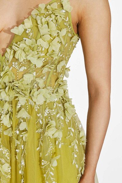 BOGAS Serina Green Long Women's Dress