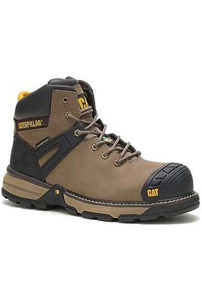 Cat Footwear Men's Excavator Superlite Waterproof Carbon Composite Toe CSA Work Safety Boot, Bungee Cord - 42