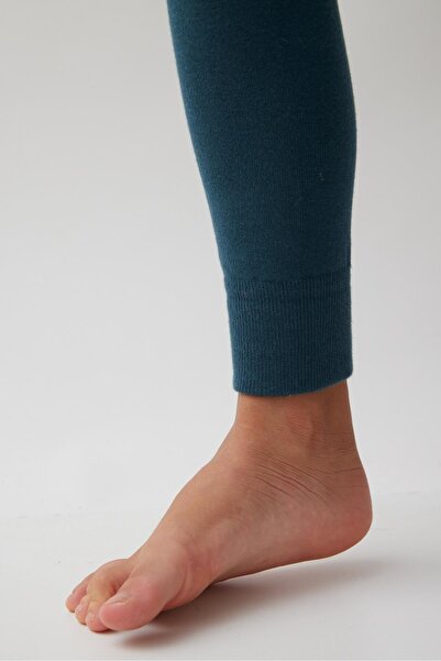 Katia&Bony Cotton Kids Leggings Trousers Petrol Green