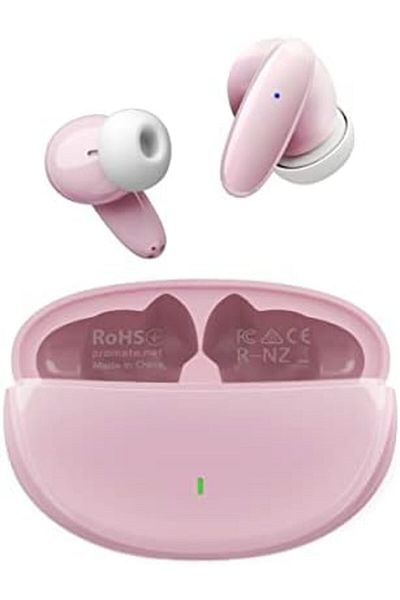 Promate Promate True Wireless Earbuds, In-Ear Bluetooth v5.1 HD Earphones with Mic, IPX5 Water Resistance, 2