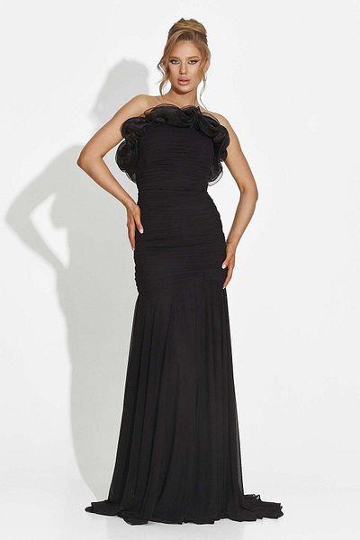 BOGAS Guilena Women's Long Black Dress