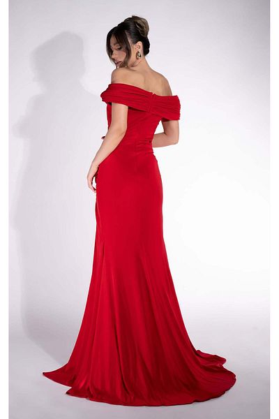 BOGAS Radiancia Red Long Women's Dress