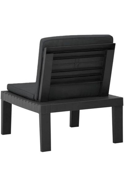 Progarden Set mobilier de grădină/terasă multifuncțional, API, 5 piese, polipropilenă, 4 scaune, masă, perne