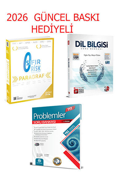 Üç Dört Beş Yayıncılık 2026 Güncel Baskı Sıfır risk Paragraf - Dilbilgisi ve ...
