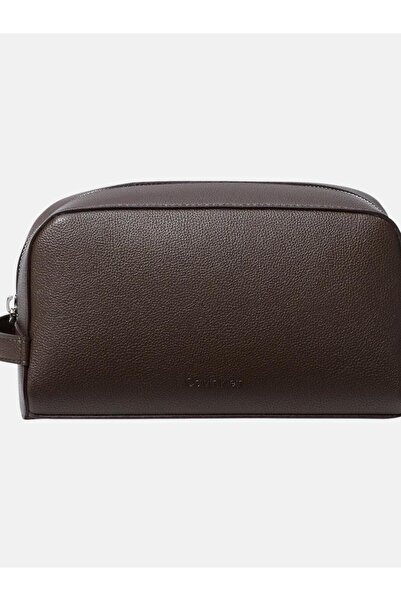 Calvin Klein MICROPEBBLE WASHBAG/DOPP KIT Kahverengi-OS