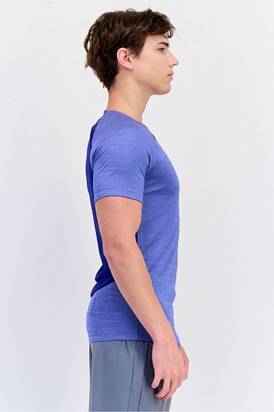 Nike Men Dri -Fit Short Sleeve Football T-Shirt, Slate Blue