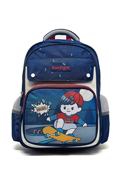 R&B Navy Blue Boys Backpack