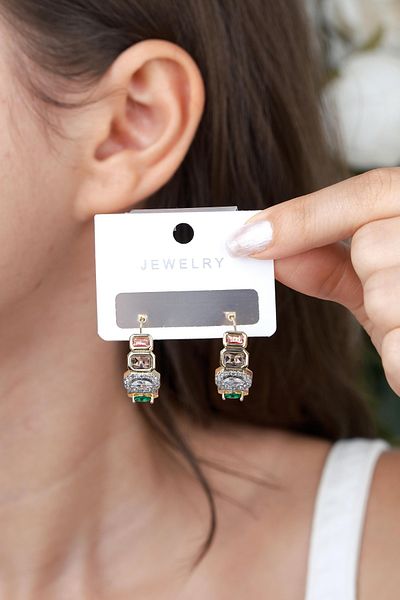 Jack Ferrero Luxury Steel/Not Darkening /Women's Earrings