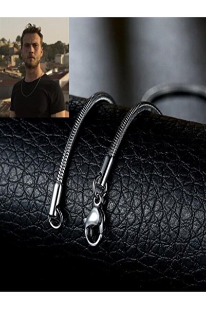 vogutima jewelery&silver by timuçin mavili Vip Luxury Slope Necklace Men's Steel - Gift Necklace for Lover - Wife - Dad - Friend