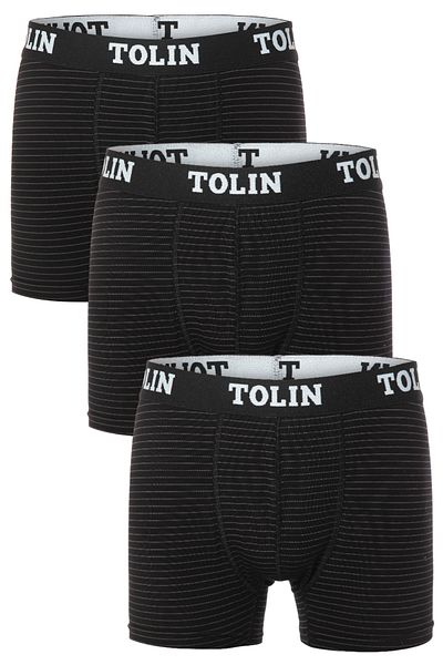 TOLIN Men's 3-Piece Cotton Lycra Colorful Boxer Set 4147