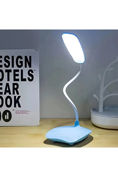 Raicon Katlanabilir LED Masa Lambası, Üç Seviyeli USB Şarjlı Dokunmatik Anahtarla Taşınabilir Masa Lambası