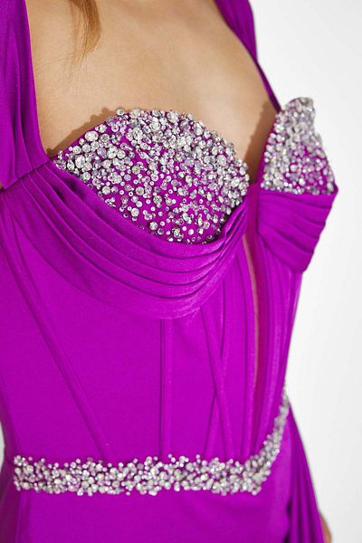 BOGAS Sharyana Long Fuchsia Women's Dress