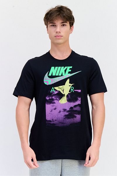 Nike Men Sportswear Fit Short Sleeve Training T-Shirt, Black