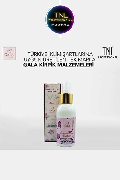 GALA Professional Tnl Exxtra Kirpik Protein Temizleyici Vitamin Remover Ipek ...