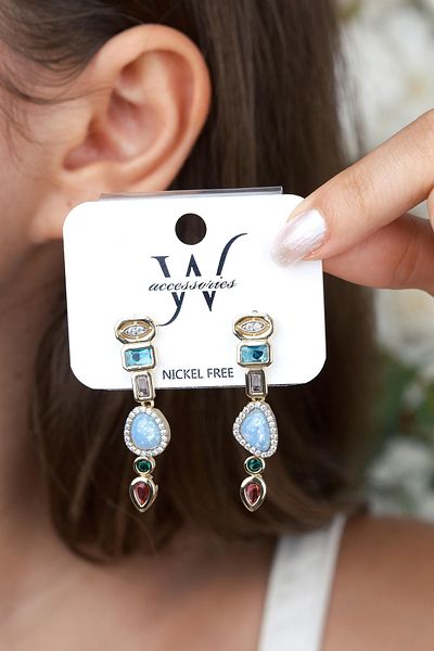 Jack Ferrero Luxury Steel/Not Darkening /Women's Earrings