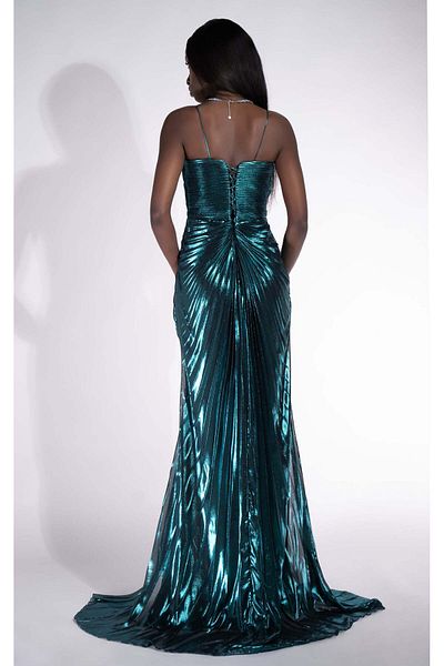BOGAS Mylanka Women's Long Green Dress