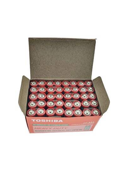 Toshiba Set 40 baterii AAA, Heavy Duty, R3, 1.5V, ambalate in folie