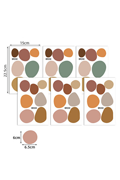 SIPO Sticker Decorativ/ Pete Colorate