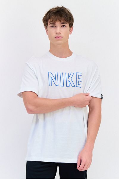 Nike Men Loose Fit Short Sleeve Outdoor T-Shirt, White