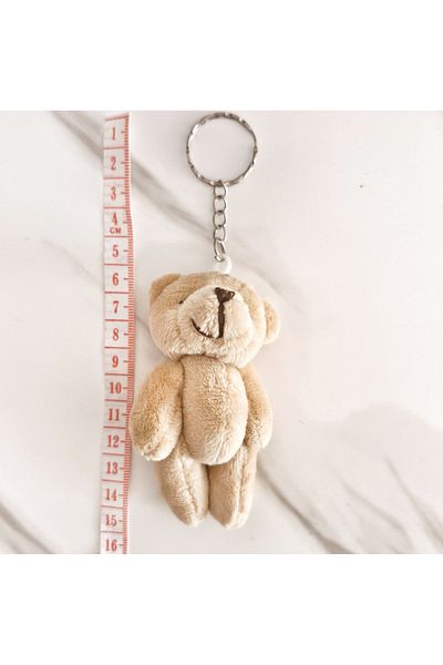 pegu baby collection سلسلة مفاتيح دب محشوة، إكسسوار للحقيبة، هدية