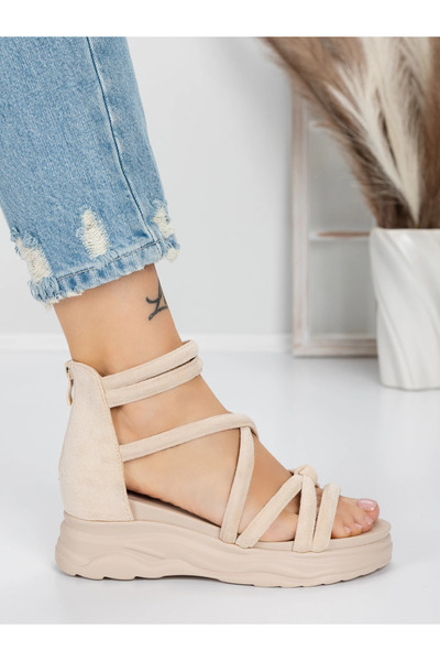 mei Sandale Dama cu Talpa Joasa 5H3 Bej | Mei