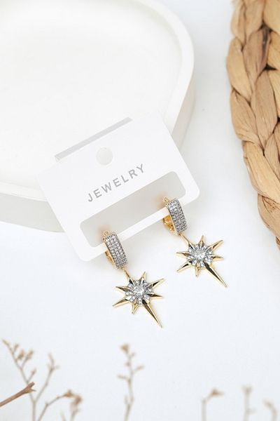 Jack Ferrero Luxury Steel/Not Darkening /Women's Earrings
