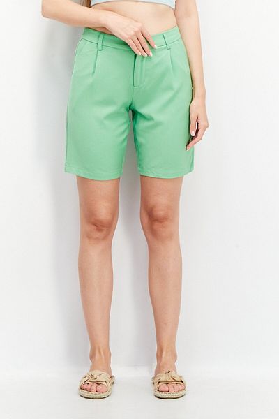 Sinsay Women Plain Basic Shorts, Green