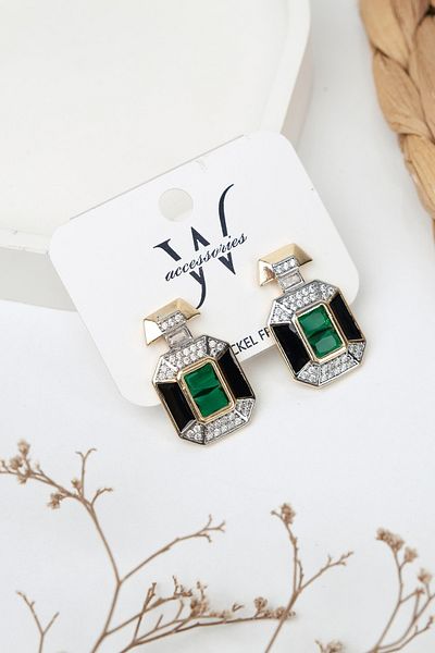 Jack Ferrero Luxury Steel/Not Darkening /Women's Earrings