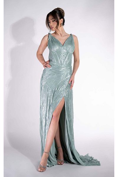 BOGAS Fredrisa Women's Long Turquoise Dress