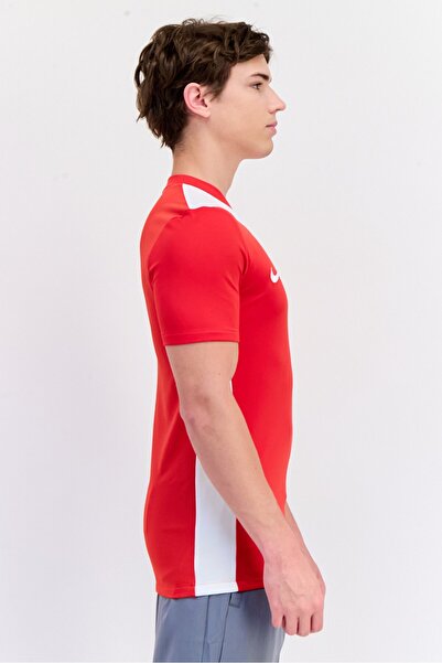 Nike Men Slim Fit Short Sleeve Training Jersey, Red