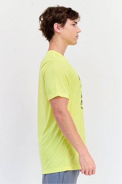 Nike Men Dri-Fit Short Sleeves Training T-shirt, Yellow