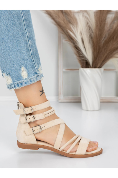 mei Sandale Dama cu Talpa Joasa 5HXS3 Bej | Mei