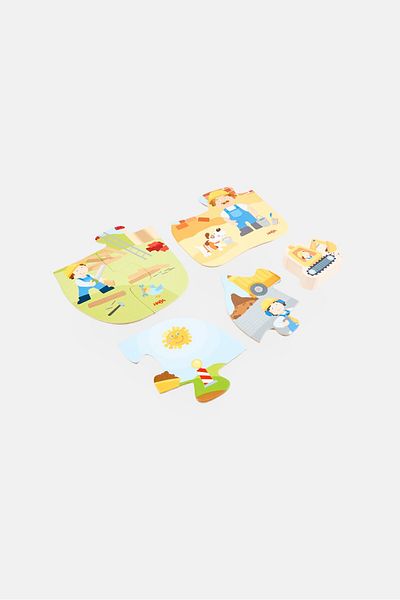 Haba 6 First Puzzles Construction Site
