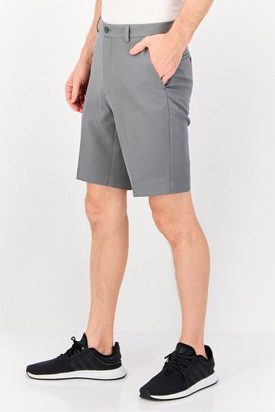 Greg Norman Men Plain Chino Shorts, Grey