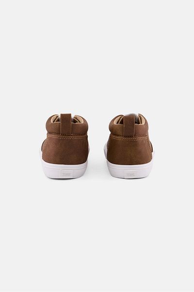 Toms Toddlers Boy Tiny Alpargata Fenix Mid Slip On Shoes, Tan
