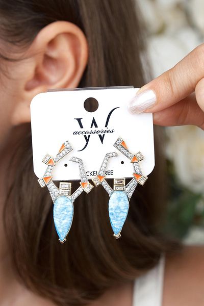 Jack Ferrero Luxury Steel/Not Darkening /Women's Earrings