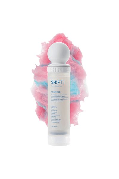 SHIFT Shift filter with a holiday scent for travel lovers. It purifies water and gives a refreshing scent for soft skin. It is suitable for regular showers.
