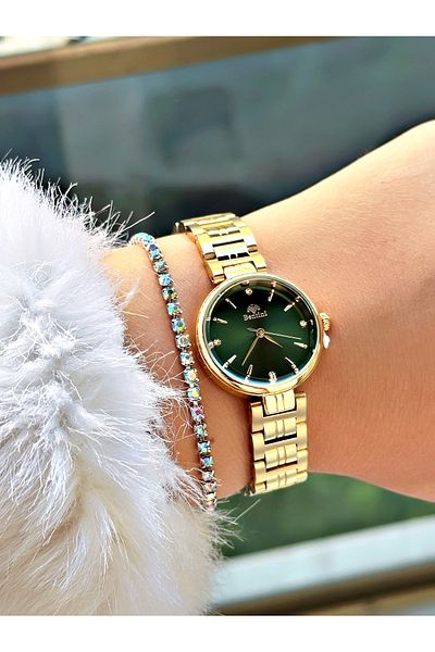 Bentini Women's Wrist Watch with Steel Band - Waterproof, Calendar, 2-Year Warranty