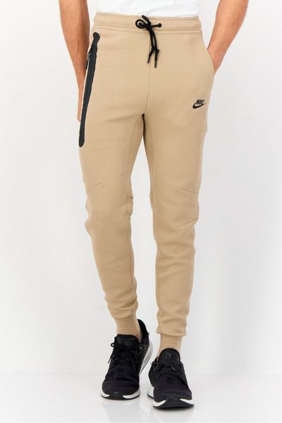Nike Men Slim Fit Drawstring Outdoor Track Pants, Beige