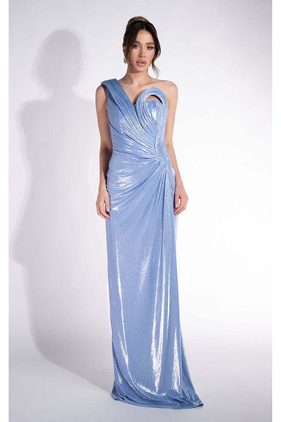 BOGAS Long Women's Dress Blue Chantela