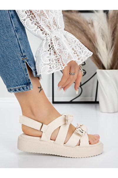 mei Sandale Dama cu Talpa Joasa 5H29 Bej | Mei