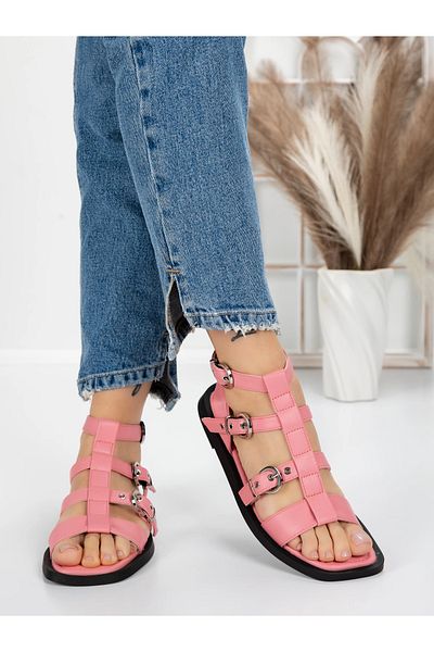 mei Women's Sandals with Low Sole 5SY2 Red | Mei
