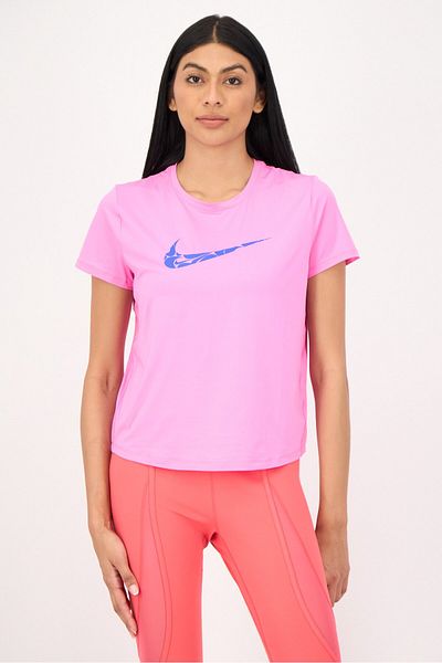 Nike Women Sportswear Fit Short Sleeve Training T Shirt, Pink